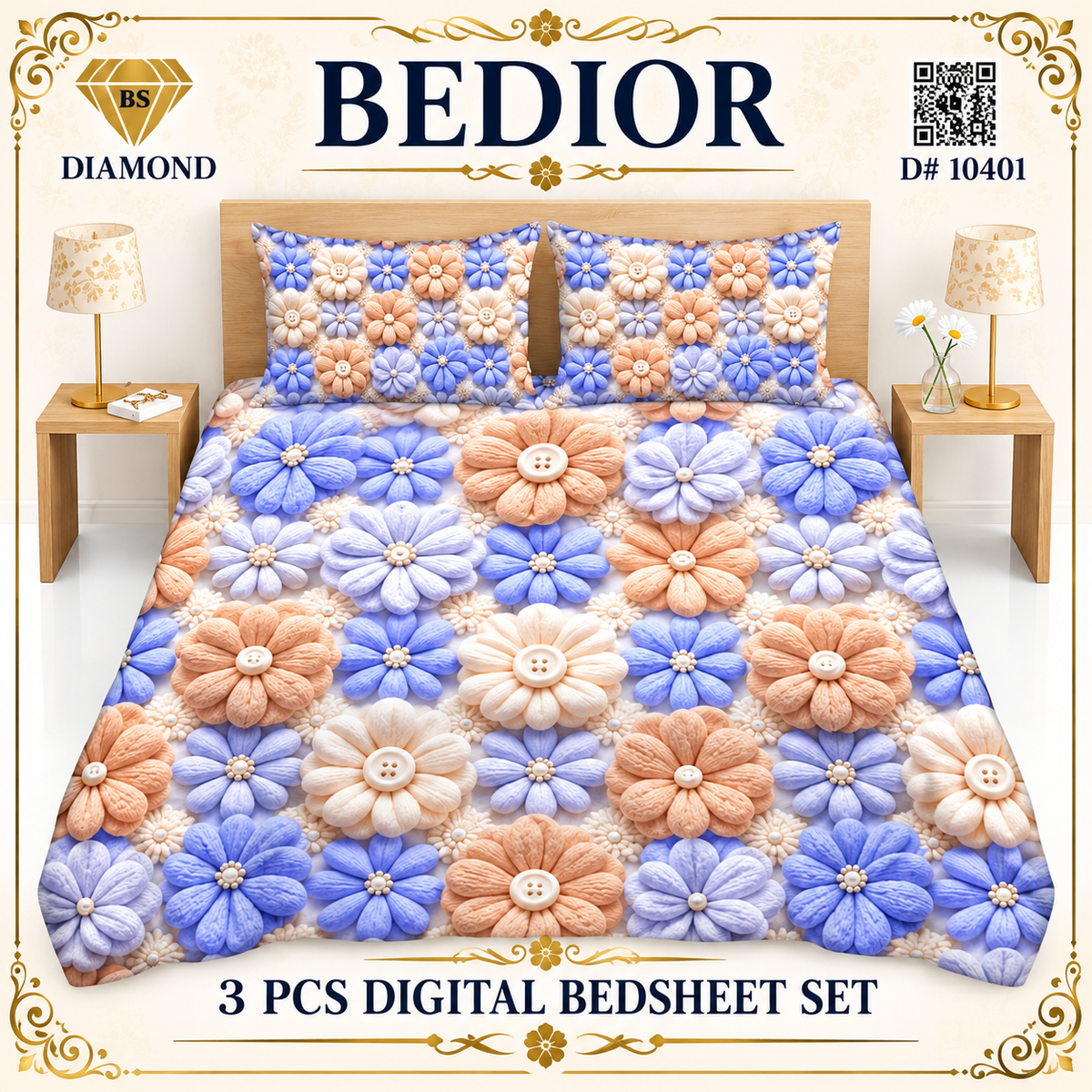 3 PC BEDDING COLLECTION 10401