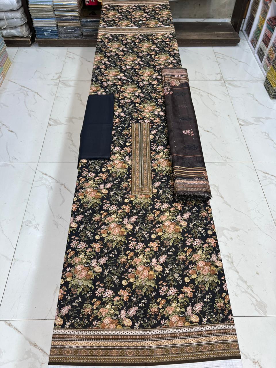 Bana Dora Lawn 3PC | Tarkashi Dupatta