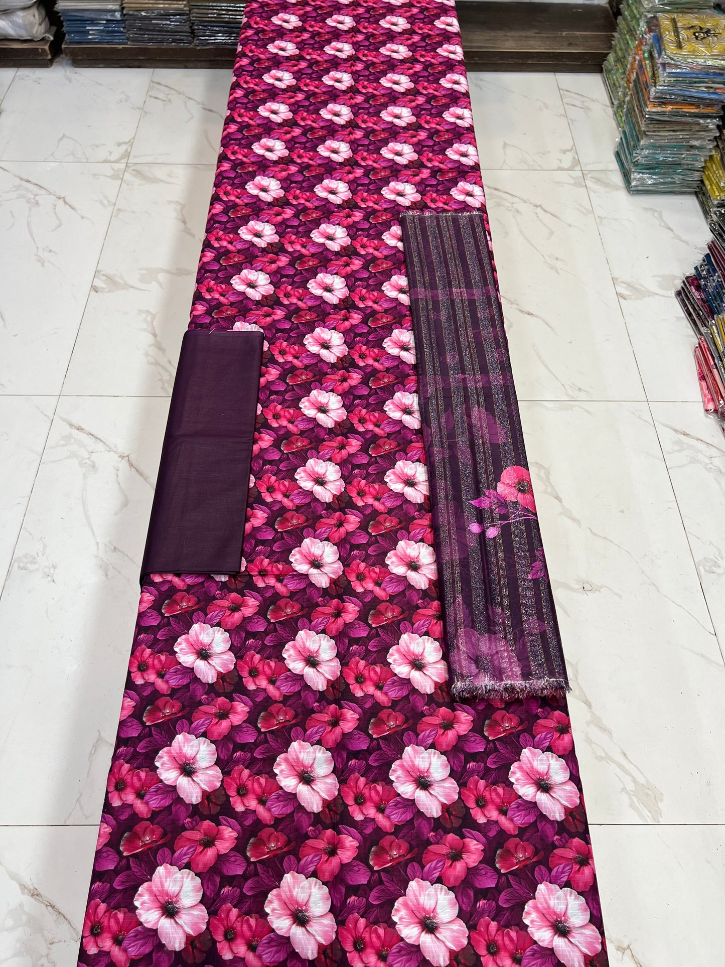✨ Almirah Original Bana Dora Lawn 3PC Suit ✨