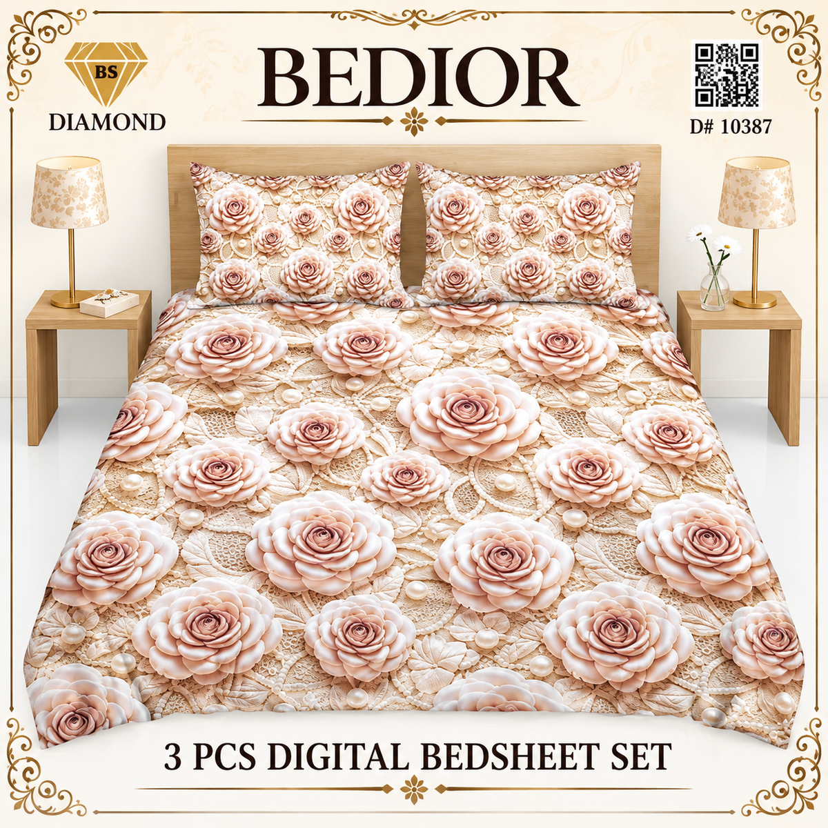 3 PC BEDDING COLLECTION 10387
