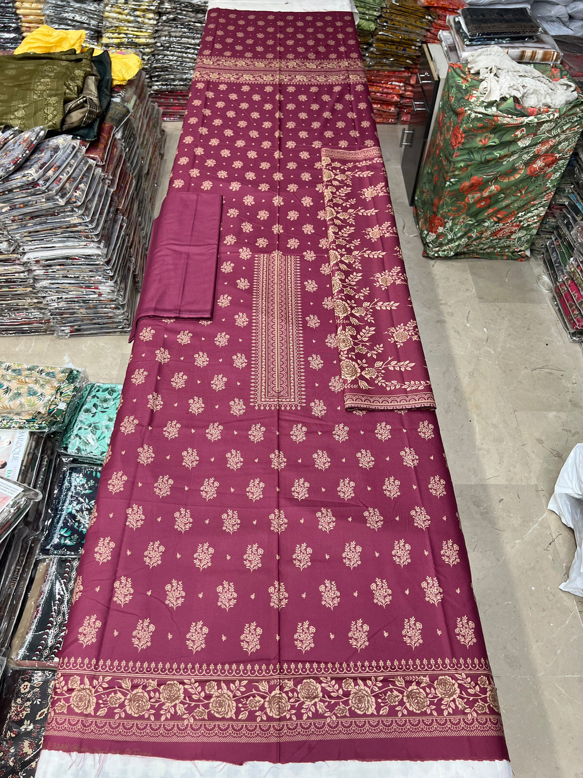 GUL-E-JAAN MARINA WOOL PRINTED 3PC