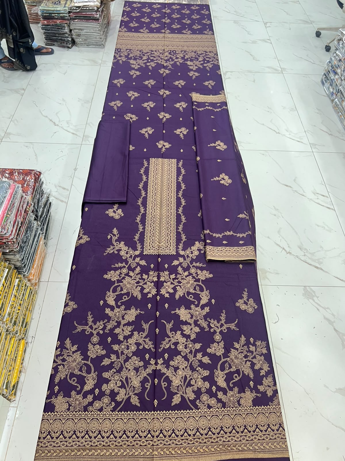 GUL-E-JAAN MARINA WOOL PRINTED 3PC