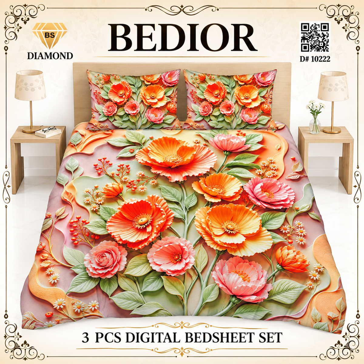 3 PC BEDDING COLLECTION 10222