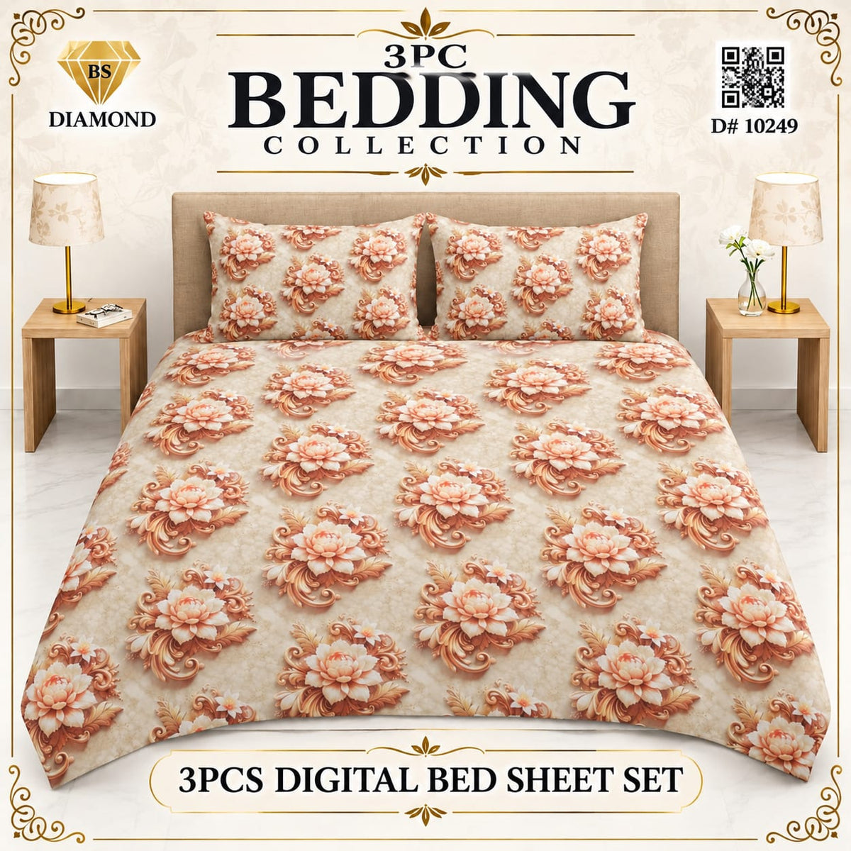 3 PC BEDDING COLLECTION 10249