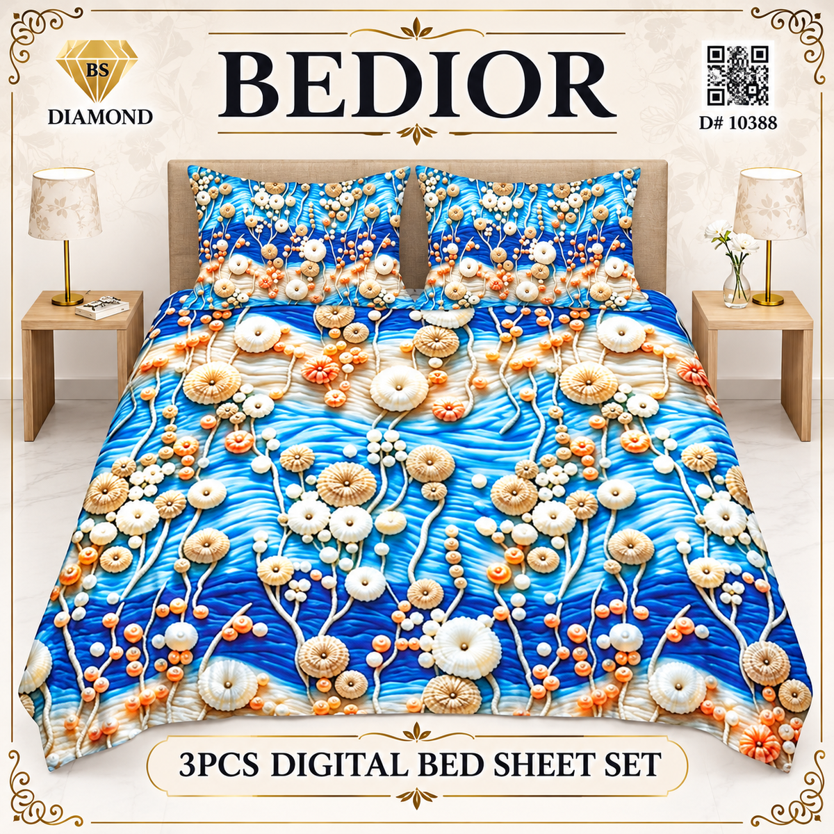 3 PC BEDDING COLLECTION 10388