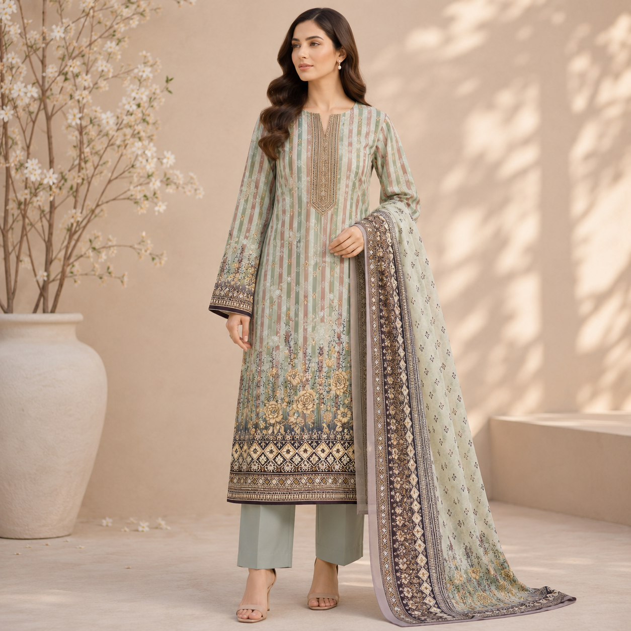 Noor Premium Lawn 3PC