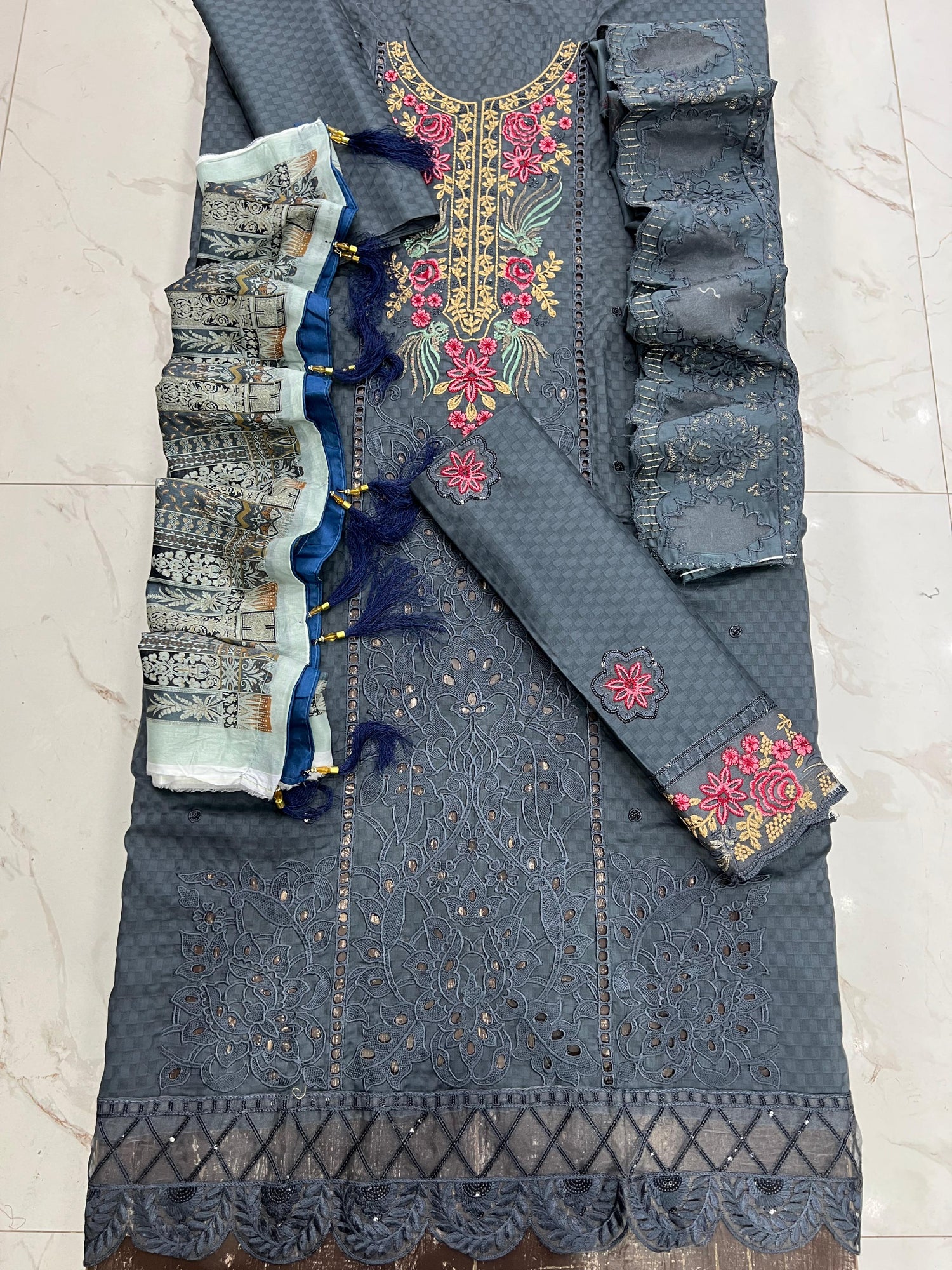 BIN SAEED LUXURY 3PC