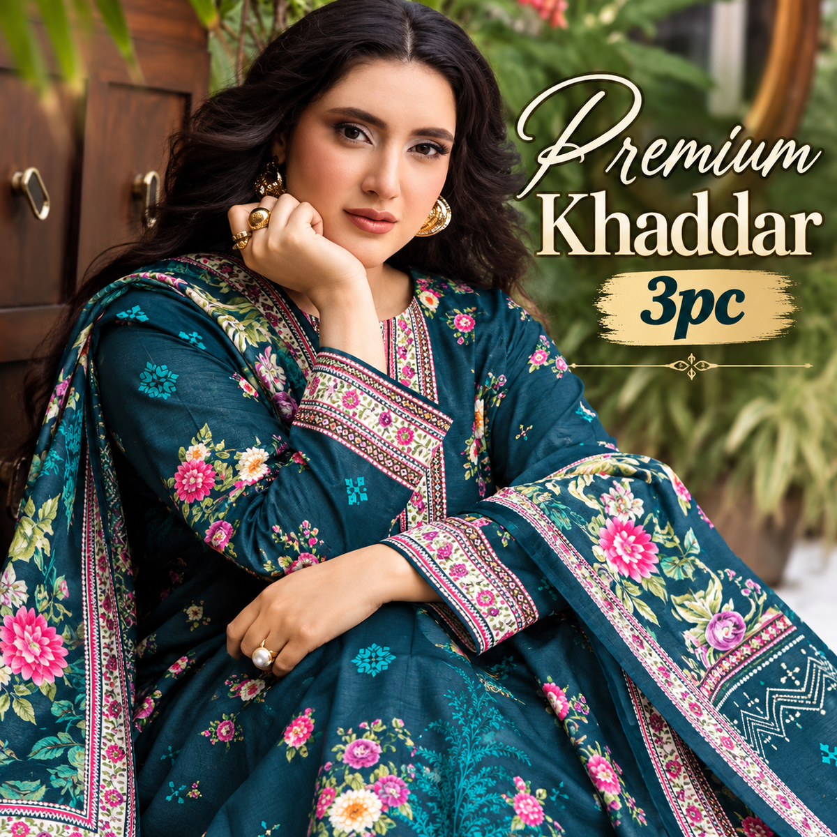 Premium Khaddar 3pc