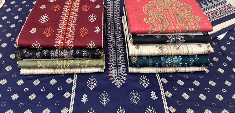 Lawn Emb Suit with Lawn Dupatta