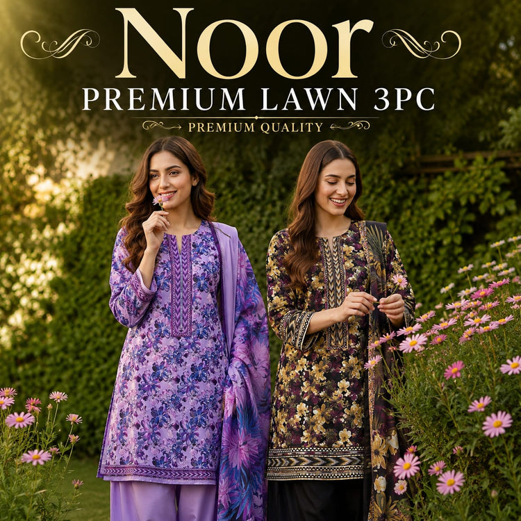 Noor Premium Lawn 3PC