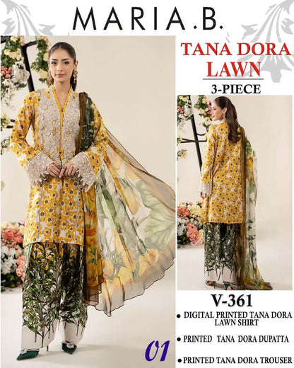 MARIA.B TANA DORA LAWN 3PC