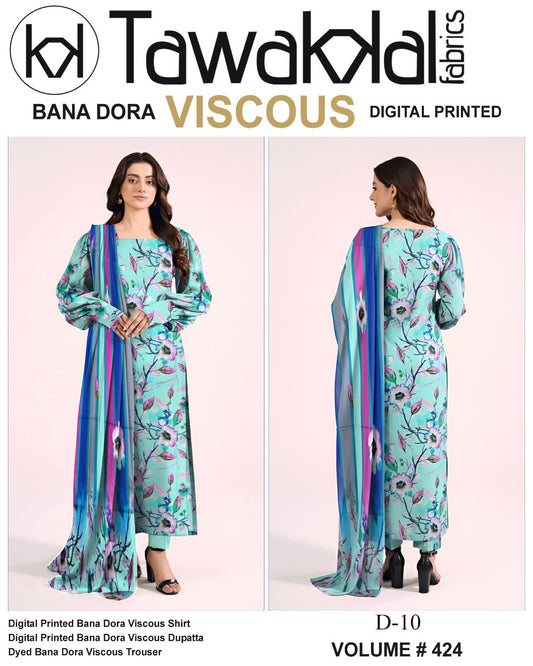 Tawakkal Bana Dora Viscose 3PC