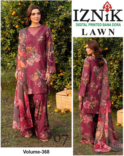 IZNIK BANA DORA LAWN 3PC