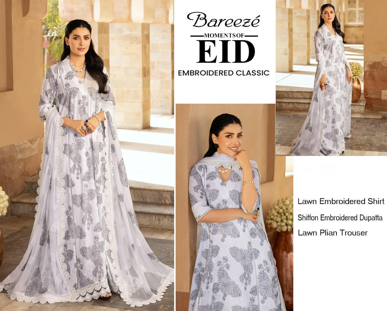 Bareeze Exclusive Lawn Collection 2026 – Premium EMB 3PC