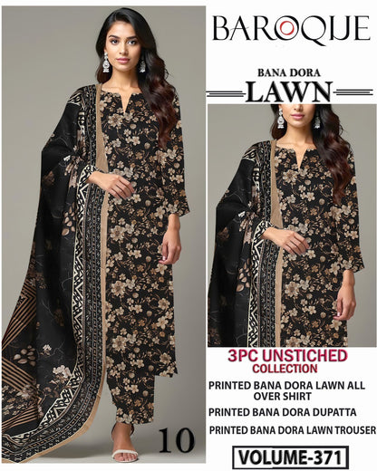 Baroque Bana Dora Lawn 3PC