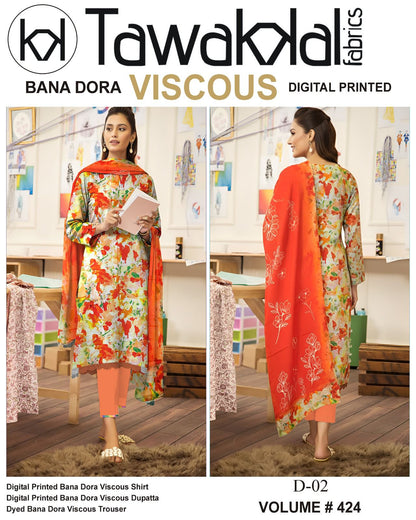 Tawakkal Bana Dora Viscose 3PC