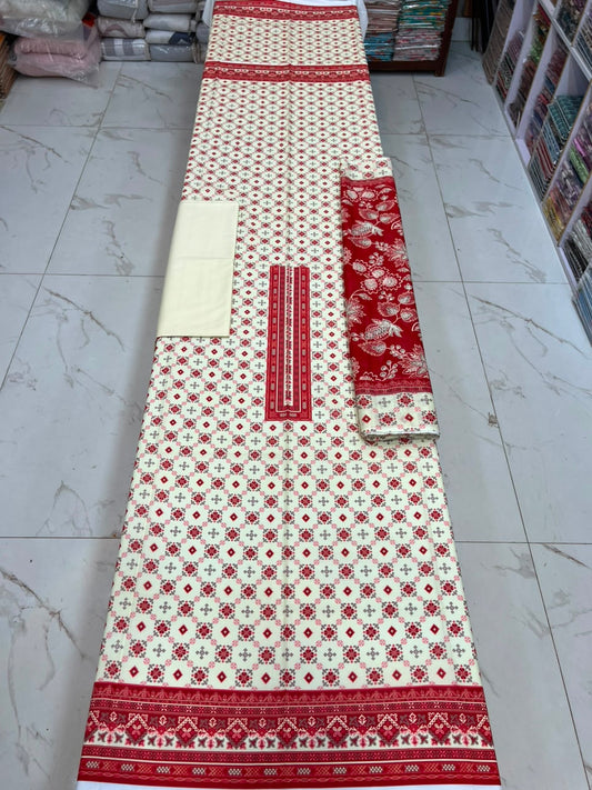 Dastaan 3Pc printed lawn