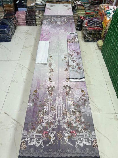 Zarqoon Lawn 3PC – Soft & Elegant Edition