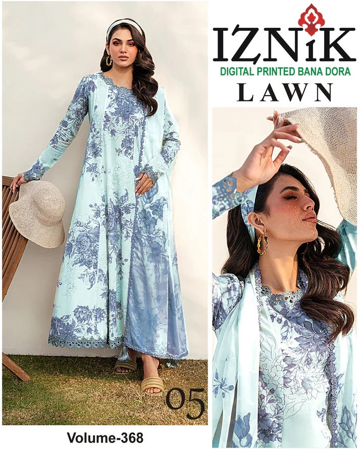 IZNIK BANA DORA LAWN 3PC