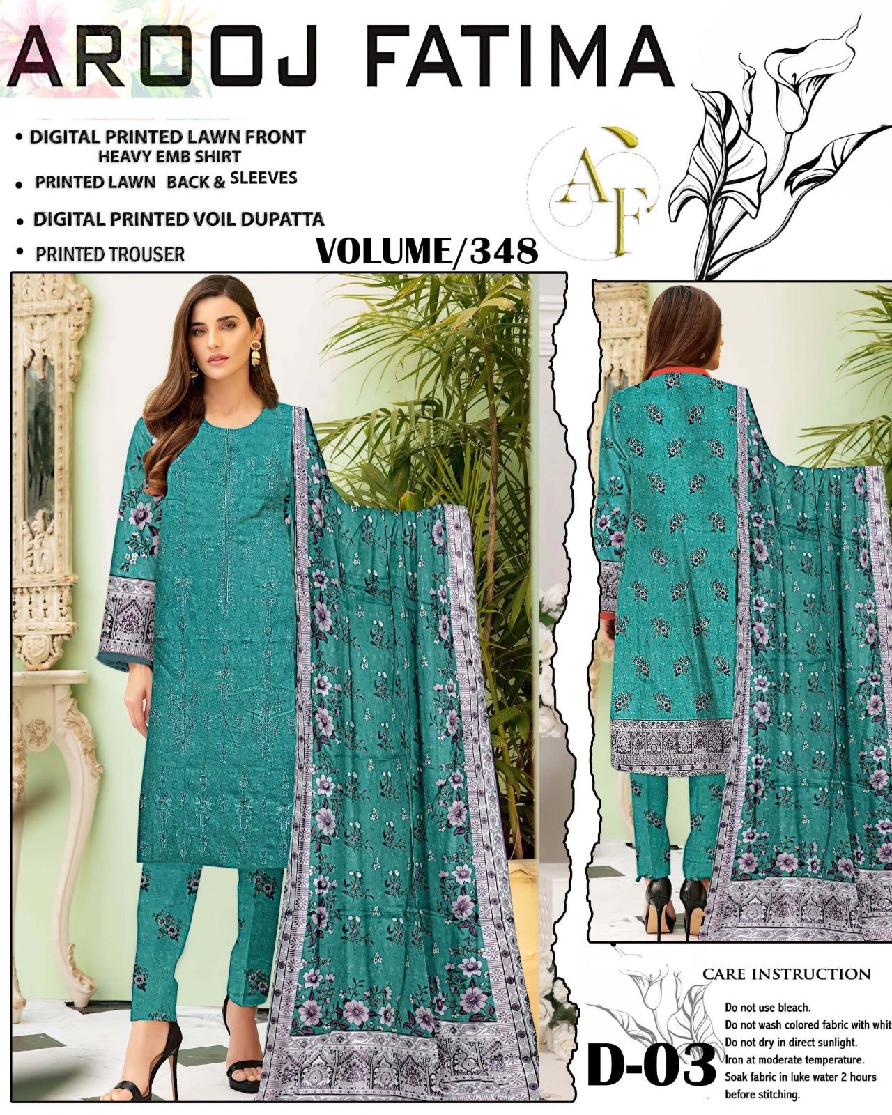 AROOJ FATIMA – Original 3PC