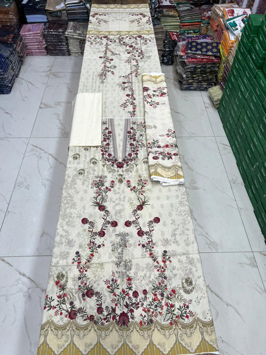 Zarqoon Lawn 3PC – Soft & Elegant Edition