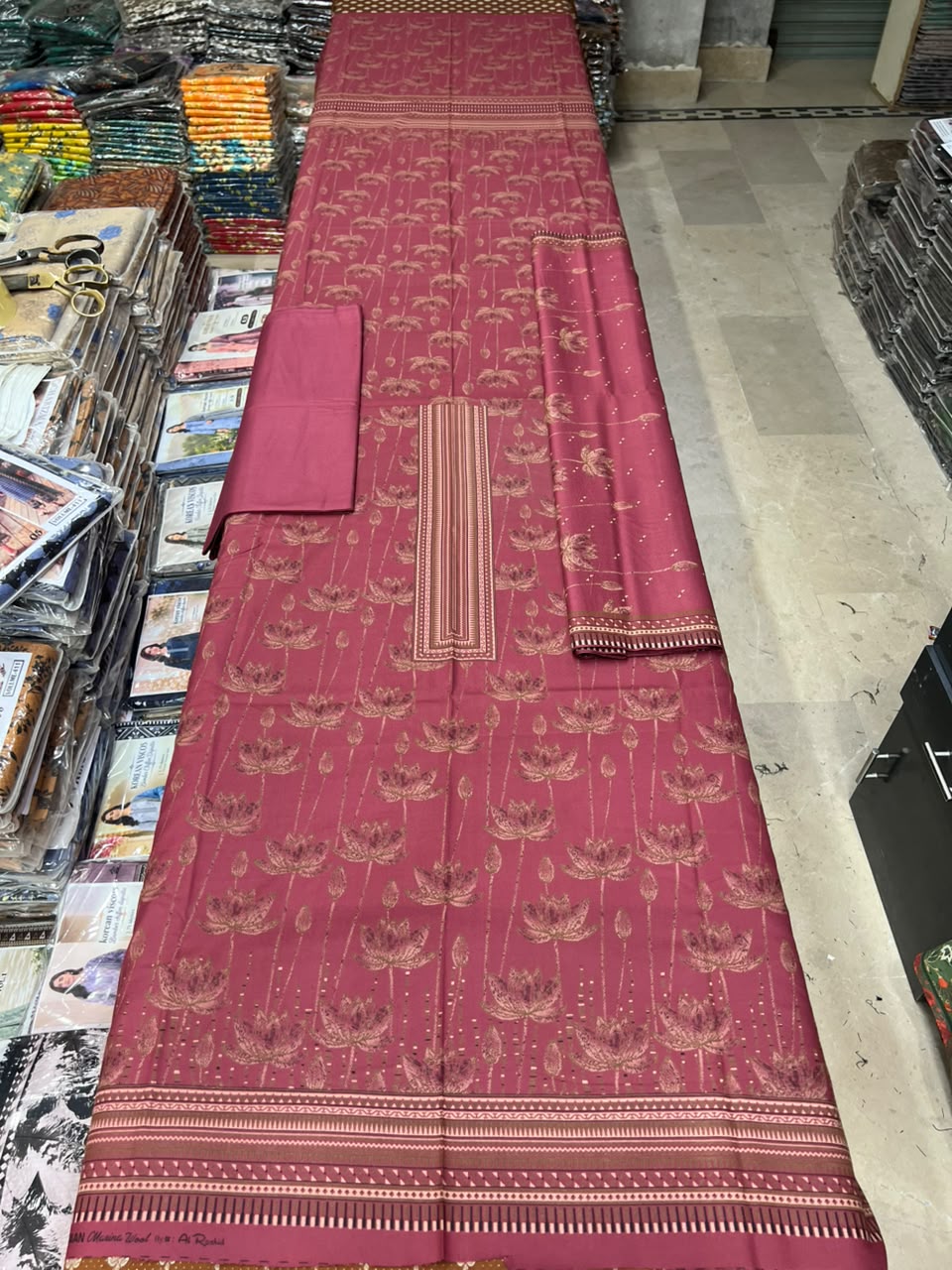 GUL-E-JAAN MARINA WOOL PRINTED 3PC