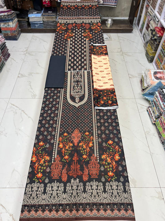 Zarqoon Lawn 3PC – Soft & Elegant Edition