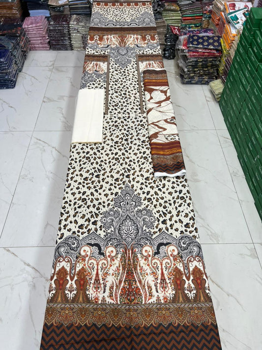Zarqoon Lawn 3PC – Soft & Elegant Edition