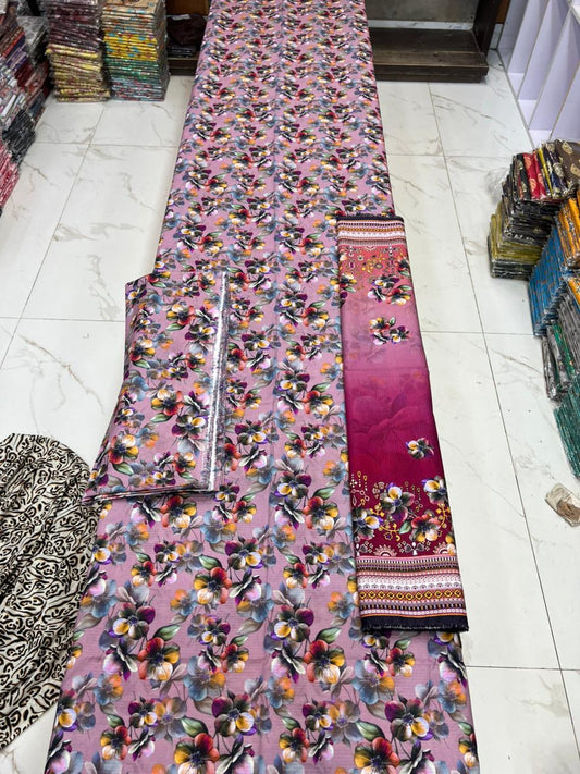 Khas Lawn 3PC Bana Dora – Soft Summer Wear Collection