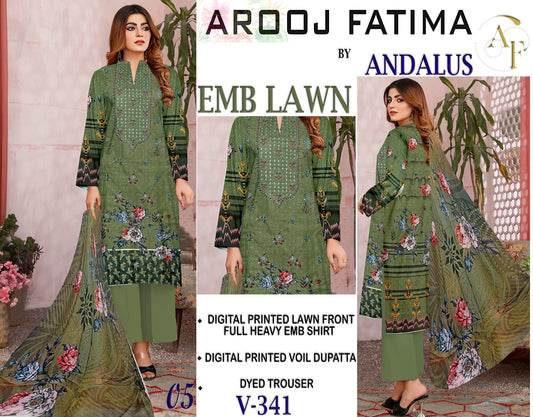 Vol 341 – ANDALUS BY AROOJ FATIMA 3 PC