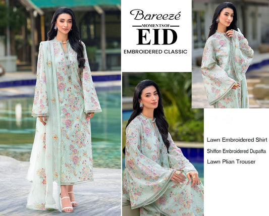 Bareeze Exclusive Lawn Collection 2026 – Premium EMB 3PC