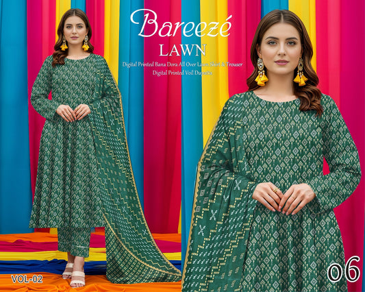 Bareeze Classy Bana Dora Lawn 3PC