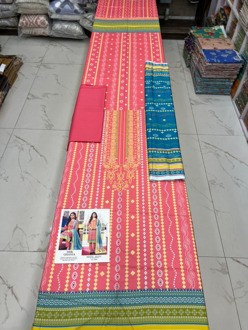 GHANIA PREMIUM LAWN 3PC | Original lawn 3PC