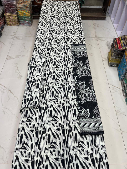 Khas Lawn 3PC Bana Dora – Soft Summer Wear Collection