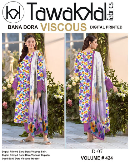 Tawakkal Bana Dora Viscose 3PC