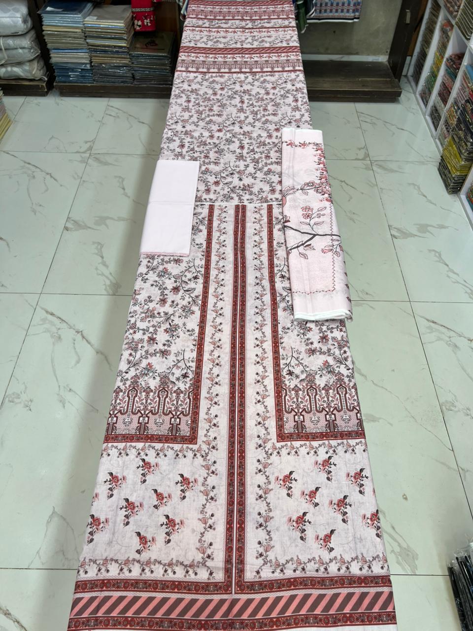 Zarqoon Lawn 3PC – Soft & Elegant Edition