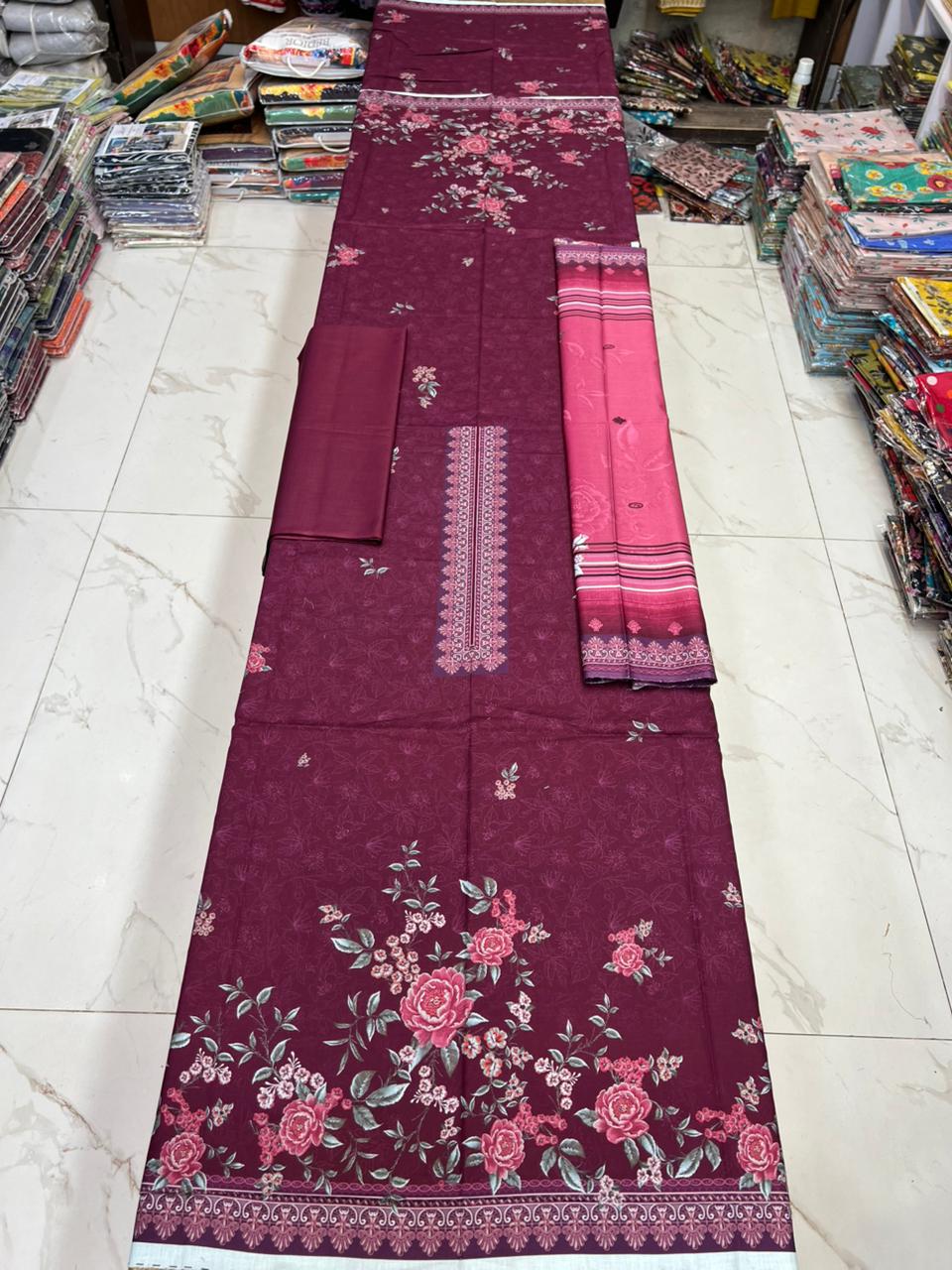 Premium Noor Classic 3PC Summer Lawn – Perfect Summer