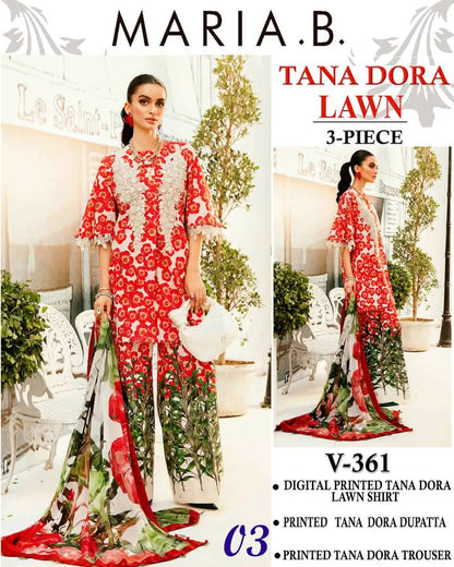 MARIA.B TANA DORA LAWN 3PC