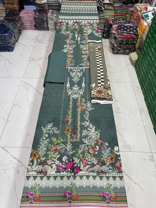 Zarqoon Lawn 3PC – Soft & Elegant Edition