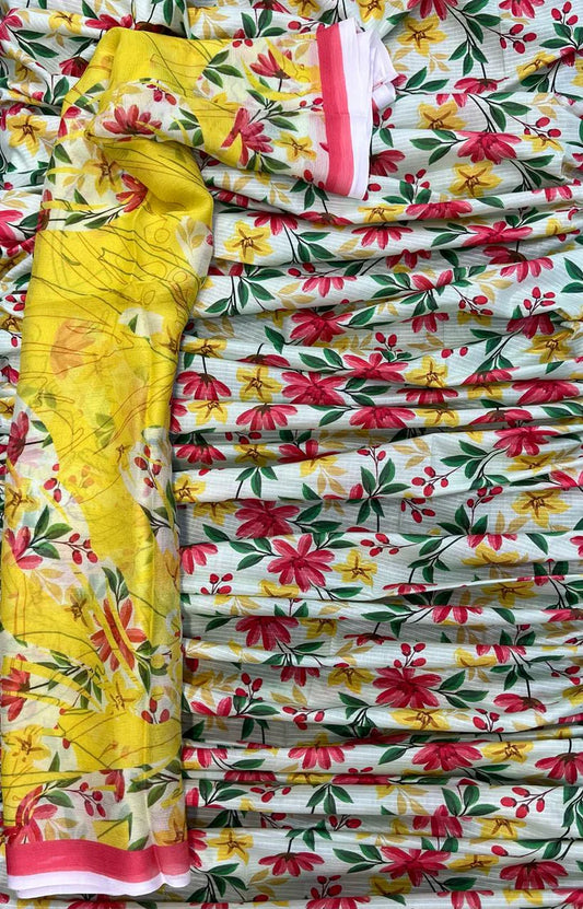 Original Summer Collection 3PC – Bamber Chiffon Dupatta