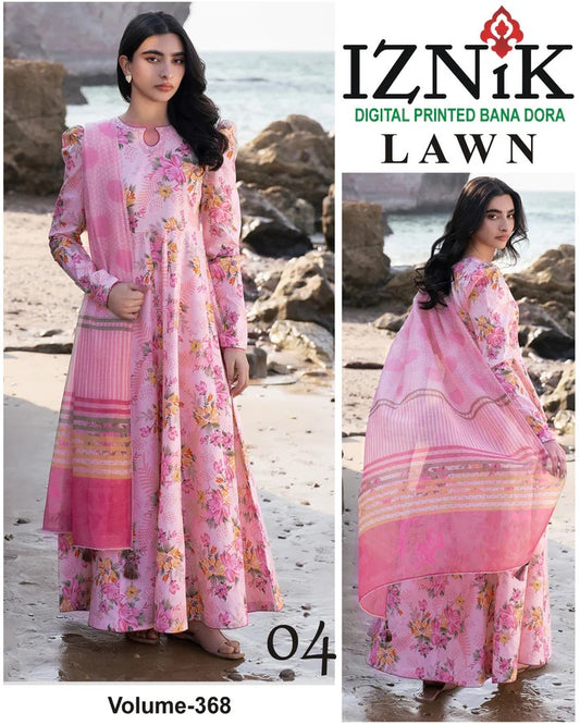 IZNIK BANA DORA LAWN 3PC