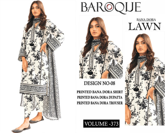 BAROQUE BANA DORA LAWN 3PC