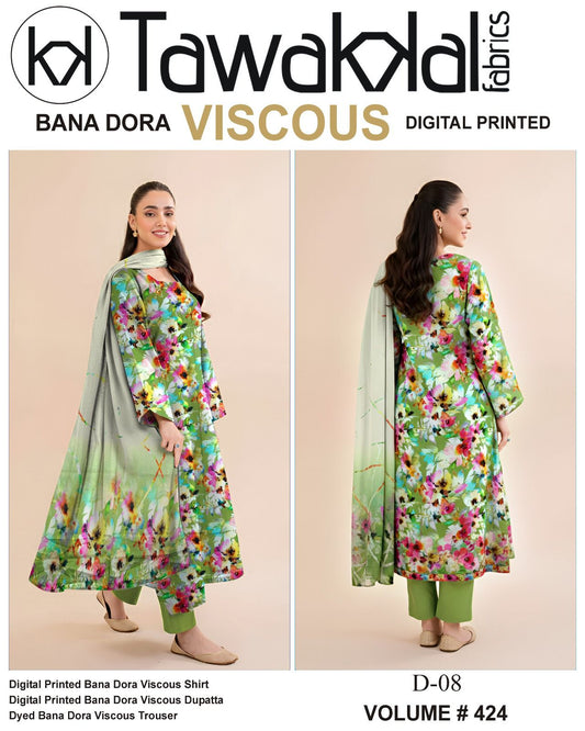 Tawakkal Bana Dora Viscose 3PC