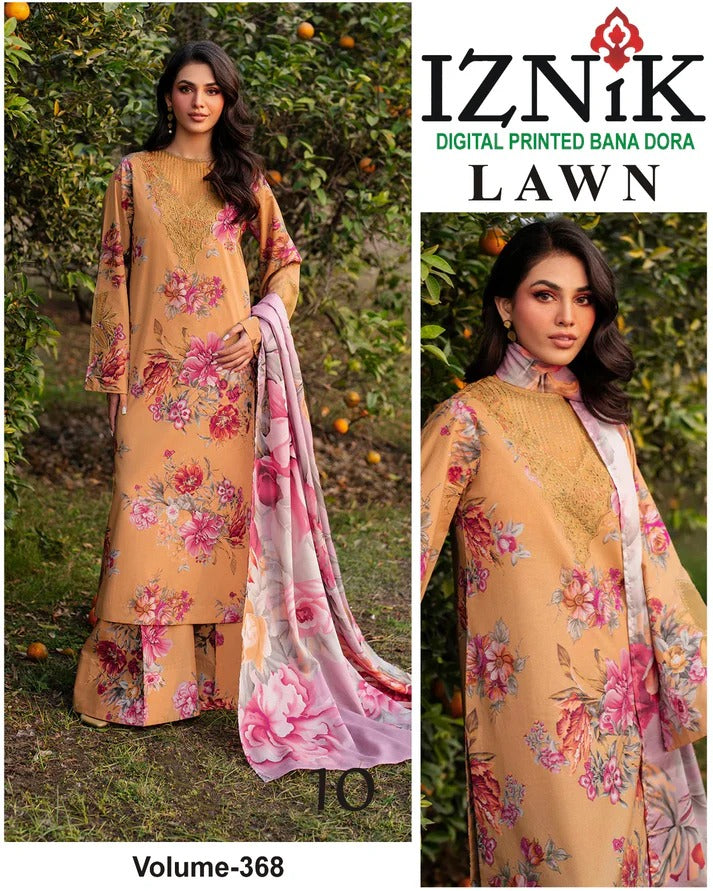 IZNIK BANA DORA LAWN 3PC