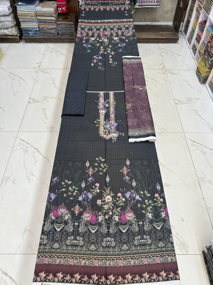 Zarqoon Lawn 3PC – Soft & Elegant Edition