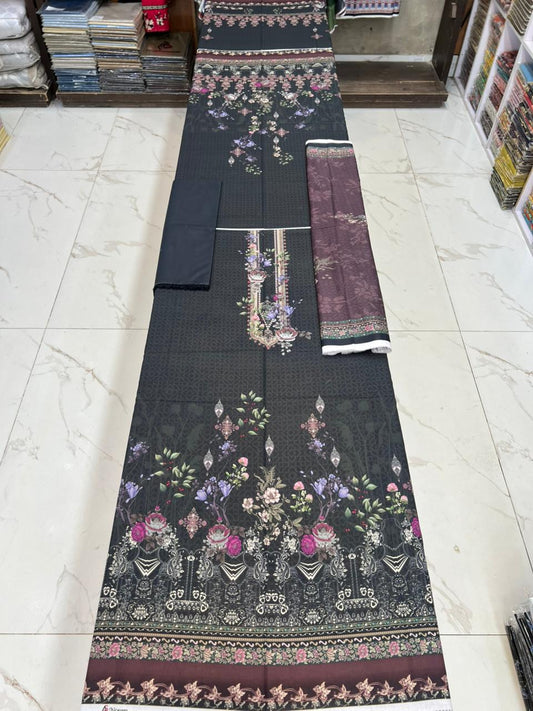 Zarqoon Lawn 3PC – Soft & Elegant Edition