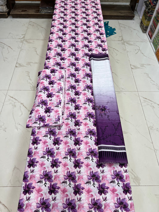 Khas Lawn 3PC Bana Dora – Soft Summer Wear Collection