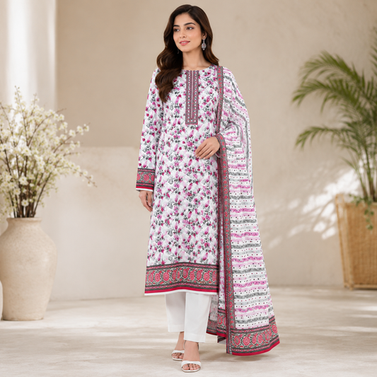 Noor Premium Lawn 3PC