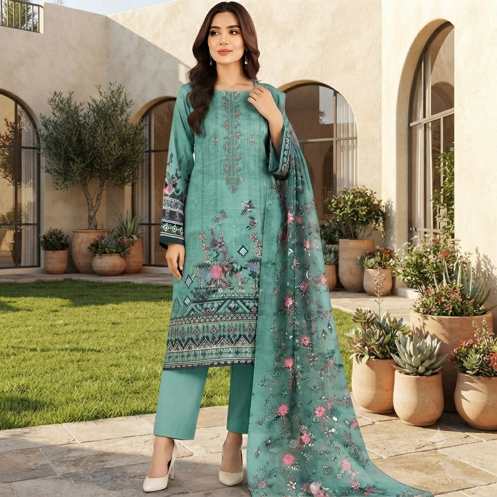 Bamber Chiffon Dupatta