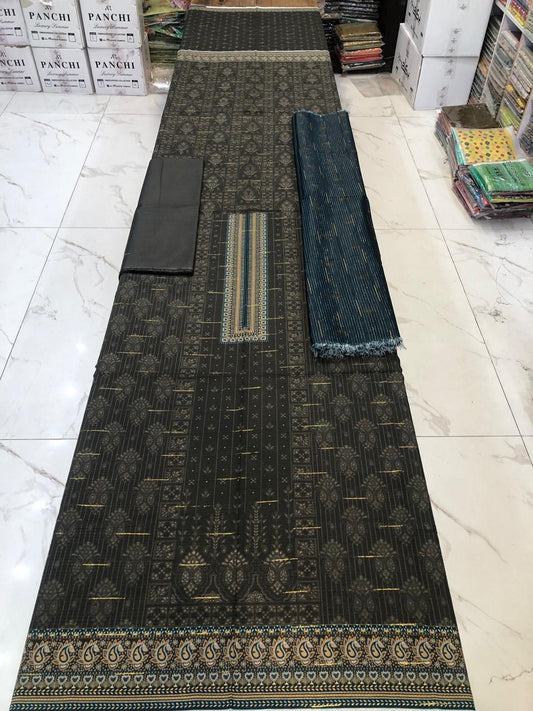 Almas Premium Bana Dora Lawn 3PC | Tarkashi Dupatta